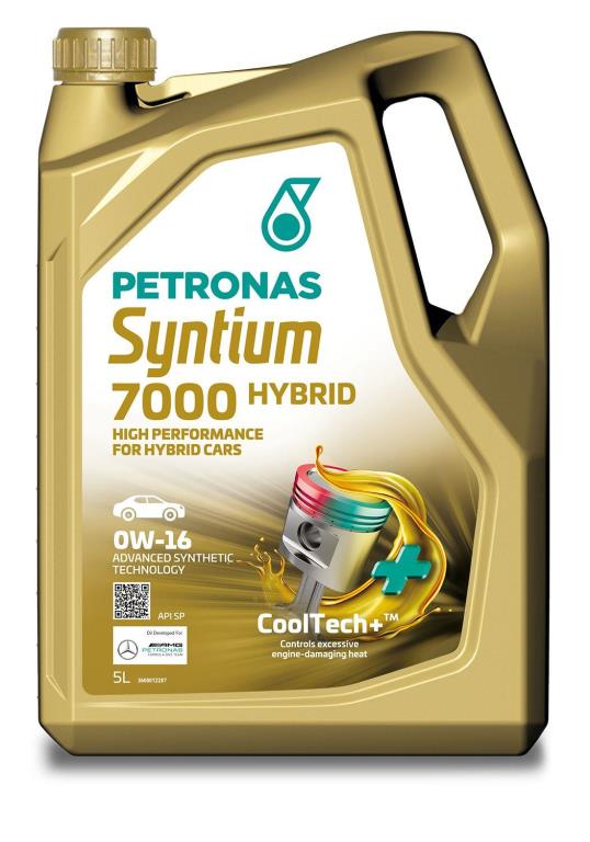 Aceite de motor (Aceite motor) PETRONAS SYNTIUM 7000 HYBRID 0W-16  5L - ref. 70735M12EU